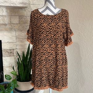 CHEETAH PRINT DRESS NWOT